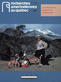 Recherches amérindiennes au Québec, v. XXIII, no 04, 1993